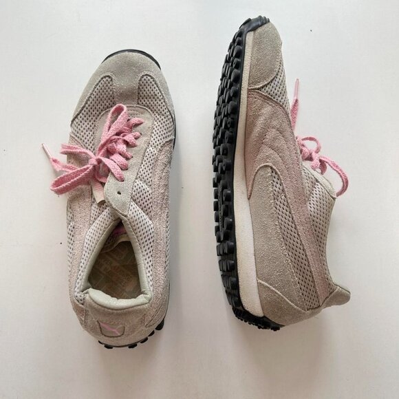 Y2K coquette Pink and grey Puma trainers/sneakers They are early 2000’s  Conditi - Picture 2 of 7